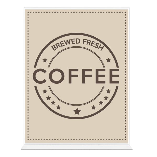 slide 2 of 9, Deflect-O Anti-Glare Double Sided Sign Holder, Portrait, Clear, 1 ct