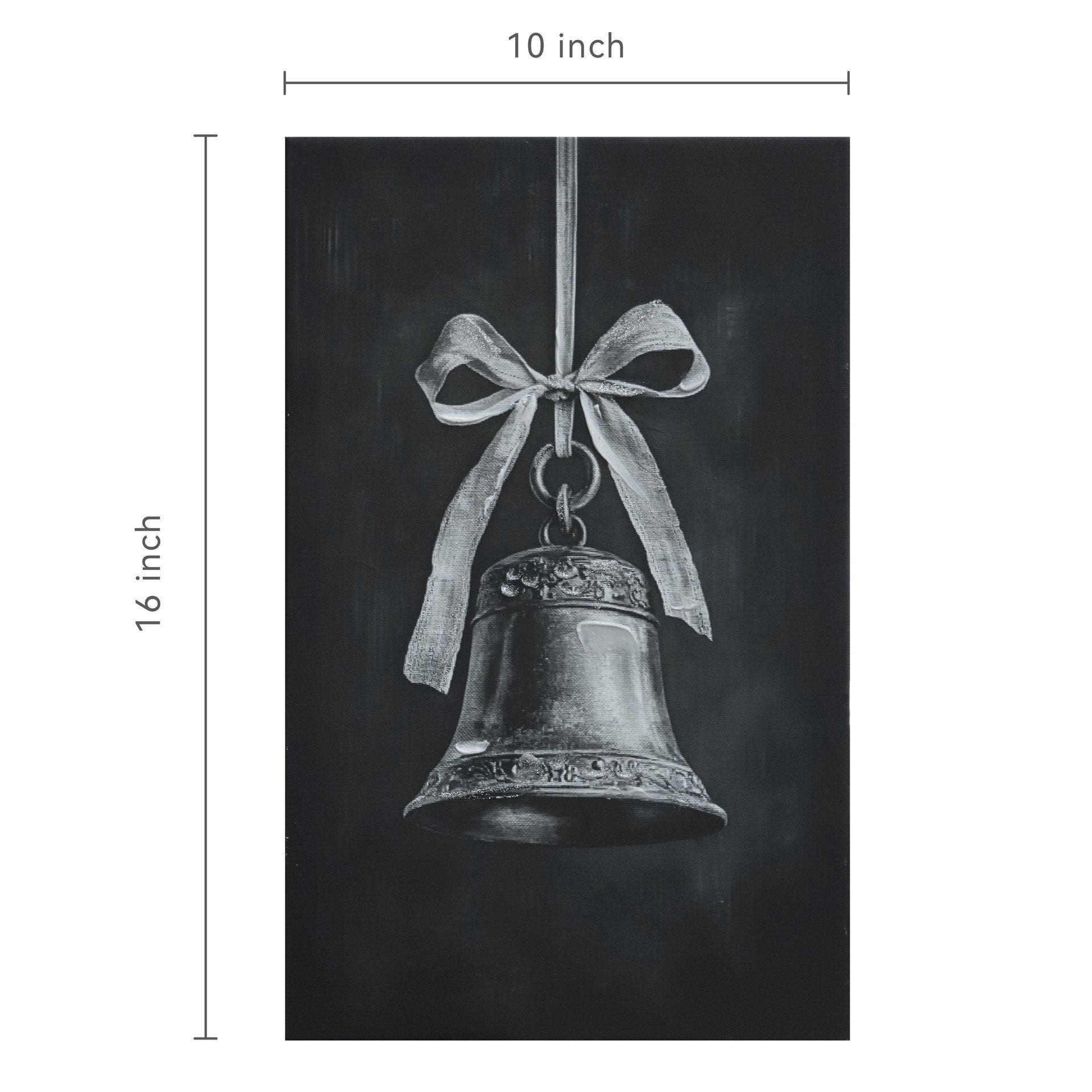 slide 4 of 7, 10" X 16" Bell Wall Decor By Ashland, 10 in x 16 in