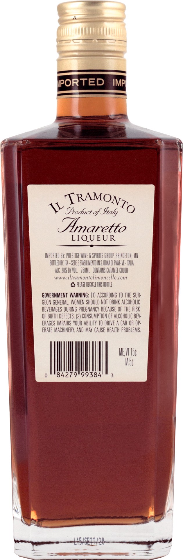 slide 2 of 3, Il Tramonto Amaretto Liqueur 750 ml, 750 ml