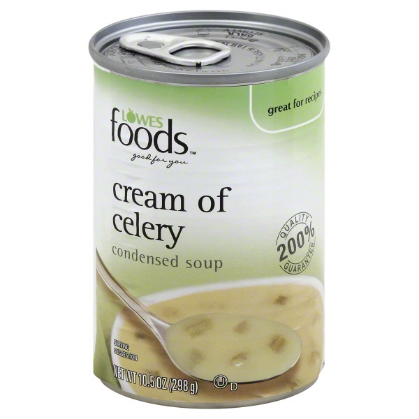 slide 1 of 1, Lowes Foods Condensed Soup Cream Of Celery, 10.75 oz