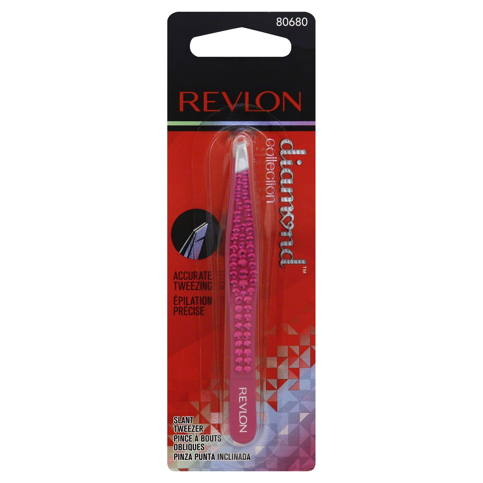 slide 1 of 2, Revlon Diamond Collection Slanted Tweezer, 1 ct