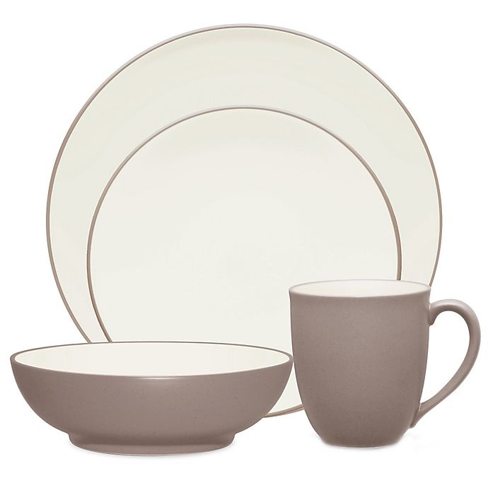 slide 1 of 1, Noritake Colorwave Coupe Place Setting - Clay, 4 ct