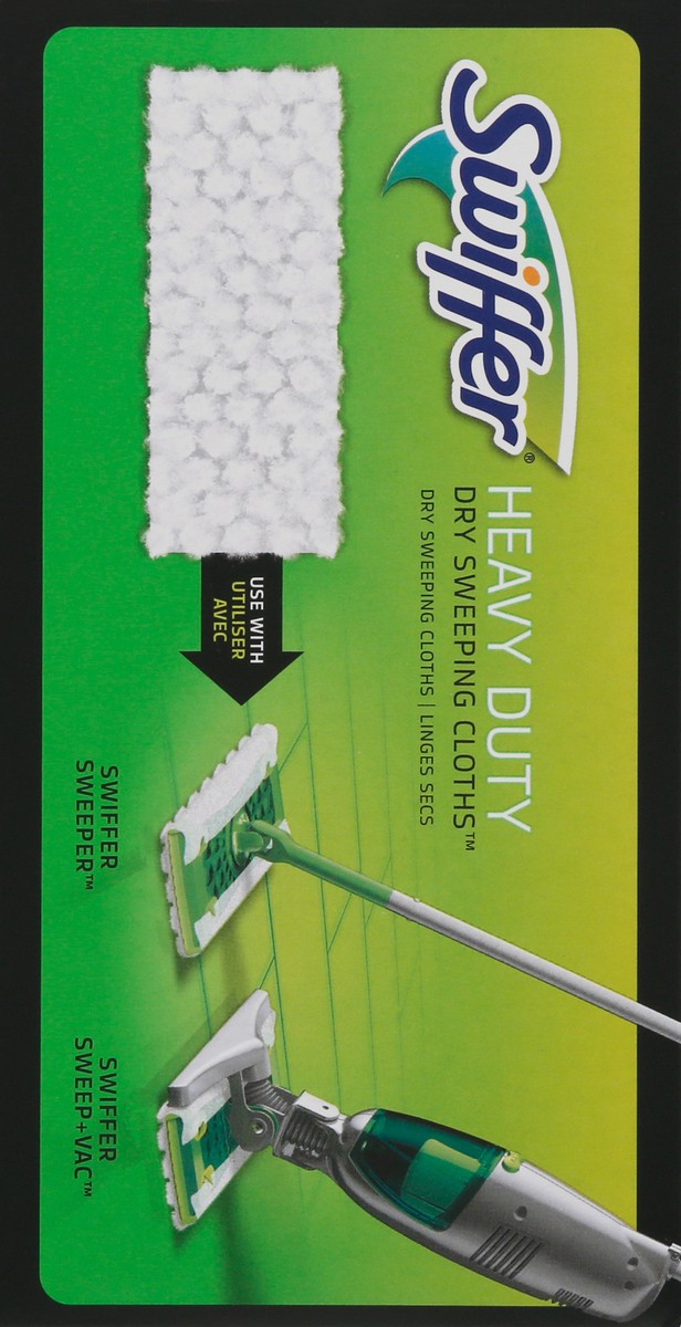 slide 2 of 8, Swiffer Heavy Duty Sweeper Dry Cloth, 10 ct