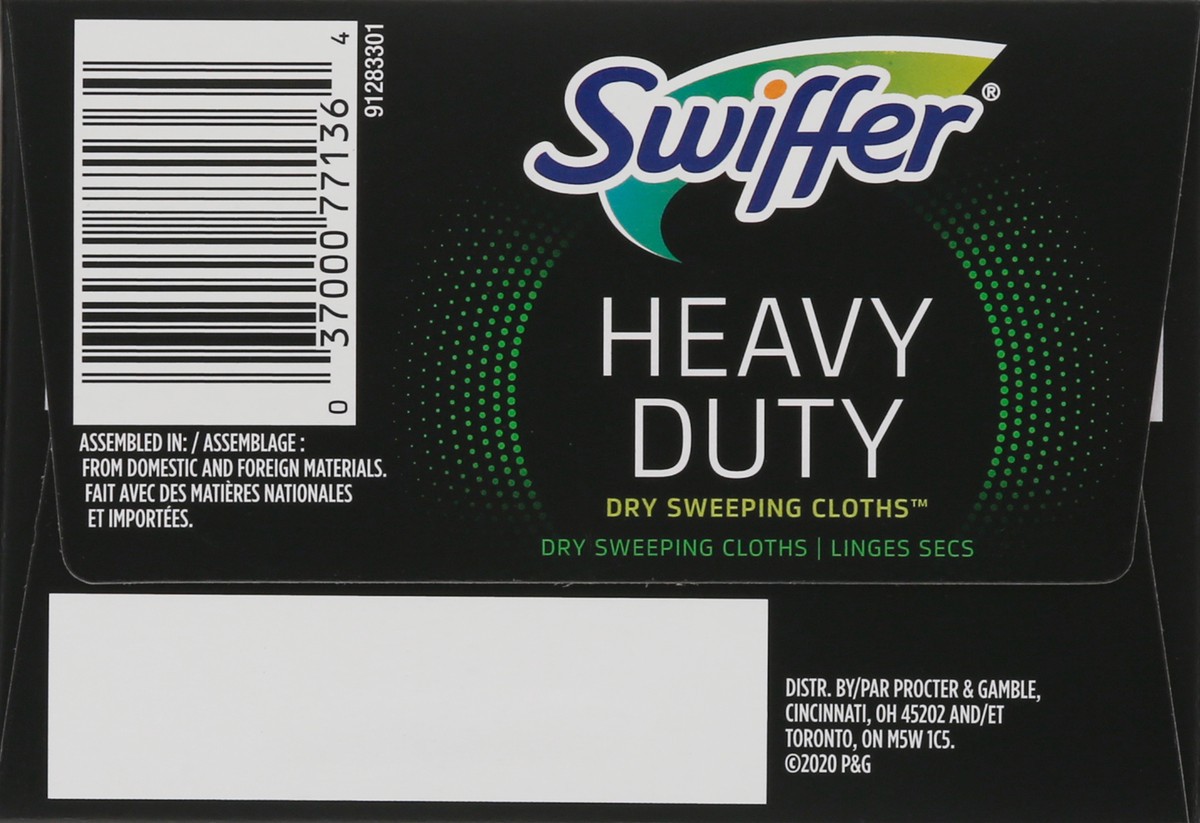 slide 4 of 8, Swiffer Heavy Duty Sweeper Dry Cloth, 10 ct