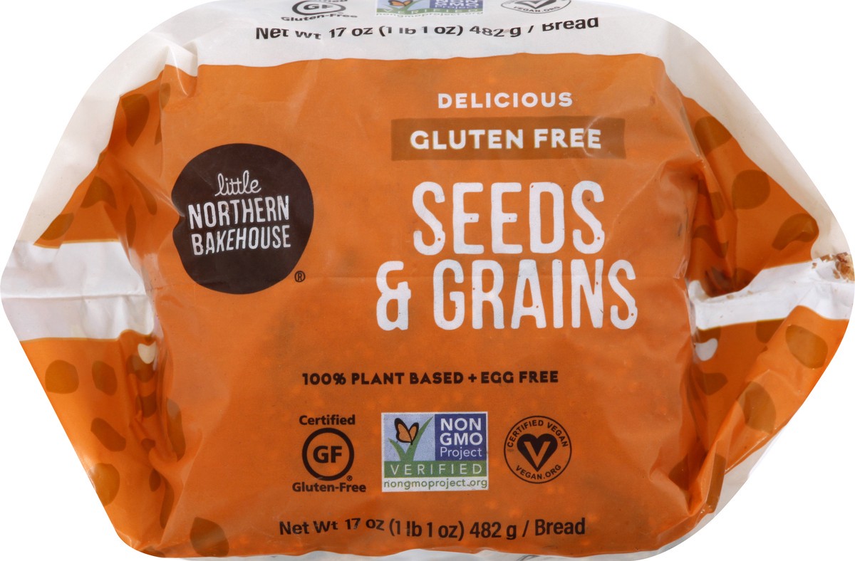 slide 1 of 13, Little Northern Bakehouse Gluten Free Seeds & Grains Bread 17 oz, 17 oz