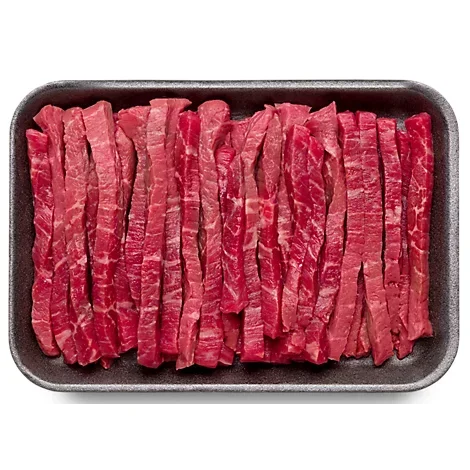 slide 1 of 1, USDA Choice Beef Round Strips for Stir Fry - 1.00 Lb, per lb