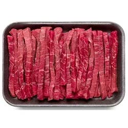 USDA Choice Beef Round Strips for Stir Fry - 1.00 Lb