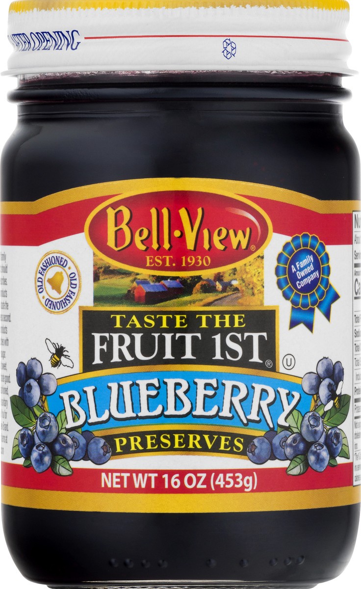 slide 6 of 13, Bell-View Taste The Fruit 1st Blueberry Preserves 16 oz, 16 oz