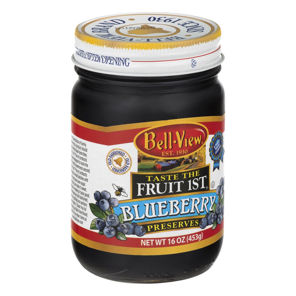 slide 7 of 13, Bell-View Taste The Fruit 1st Blueberry Preserves 16 oz, 16 oz