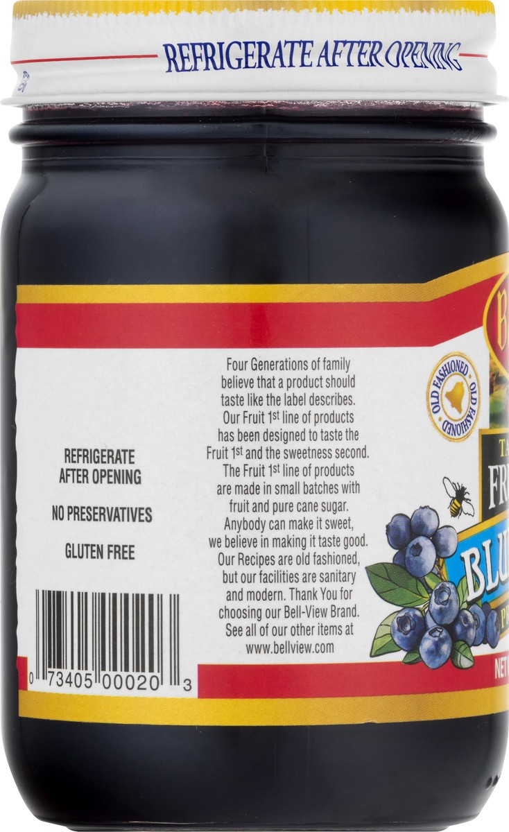slide 4 of 13, Bell-View Taste The Fruit 1st Blueberry Preserves 16 oz, 16 oz