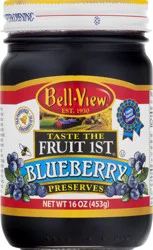 Bell-View Taste The Fruit 1st Blueberry Preserves 16 oz
