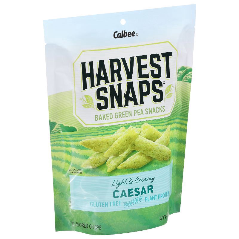 slide 5 of 5, Harvest Snaps Green Pea Snack Crisps Caesar - 3.3oz, 3.3 oz