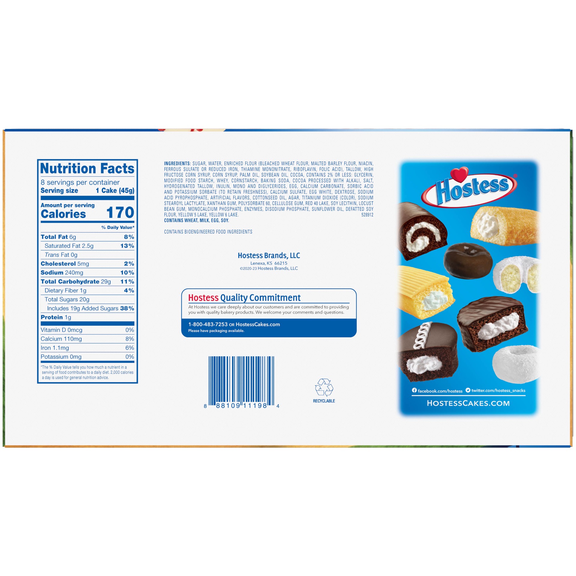 slide 3 of 5, HOSTESS Baseball CupCakes Night Game, Limited Edition – 8 count, 12.7 oz, 8 ct