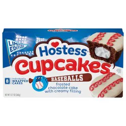 HOSTESS Baseball CupCakes Night Game, Limited Edition – 8 count, 12.7 oz