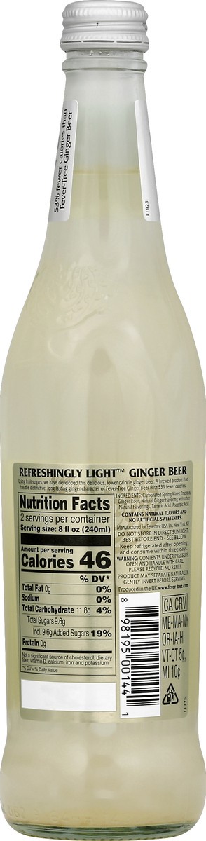 slide 5 of 6, Fever-Tree/Soda Ginger Beer Ntrly Lg - 500 ml, 500 ml