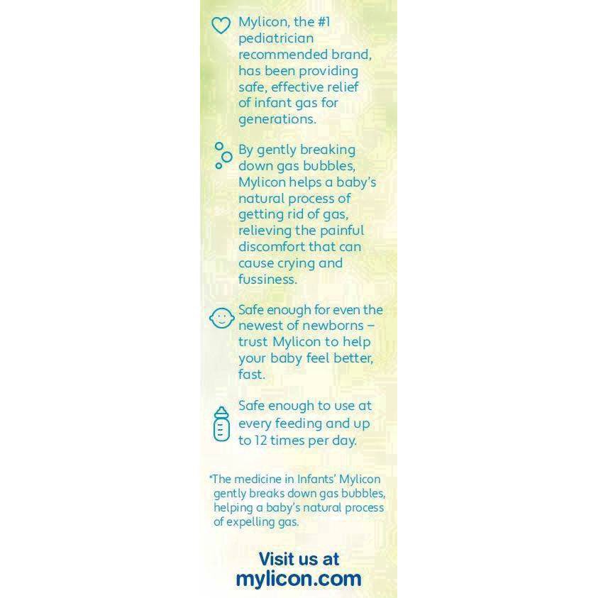 slide 31 of 108, Infants' Mylicon Infants Drops Dye Free Gas Relief 1 fl oz, 1 fl oz