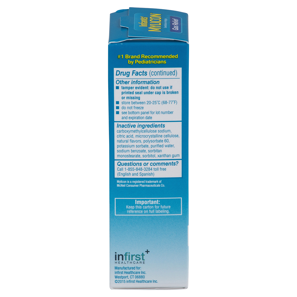 slide 24 of 108, Infants' Mylicon Infants Drops Dye Free Gas Relief 1 fl oz, 1 fl oz