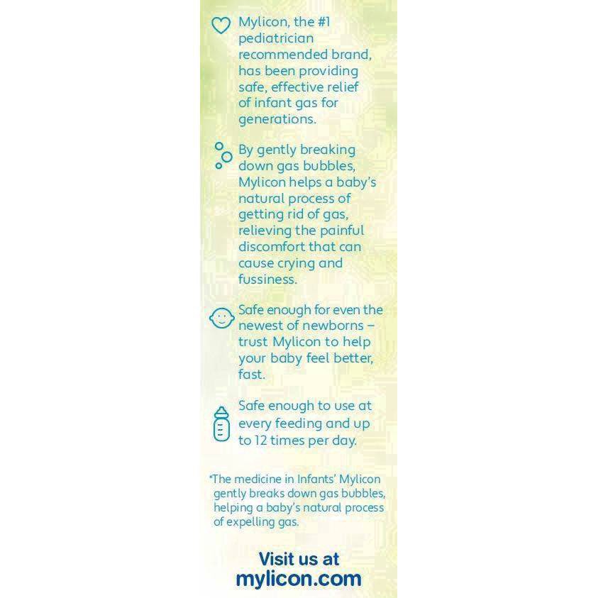 slide 56 of 108, Infants' Mylicon Infants Drops Dye Free Gas Relief 1 fl oz, 1 fl oz