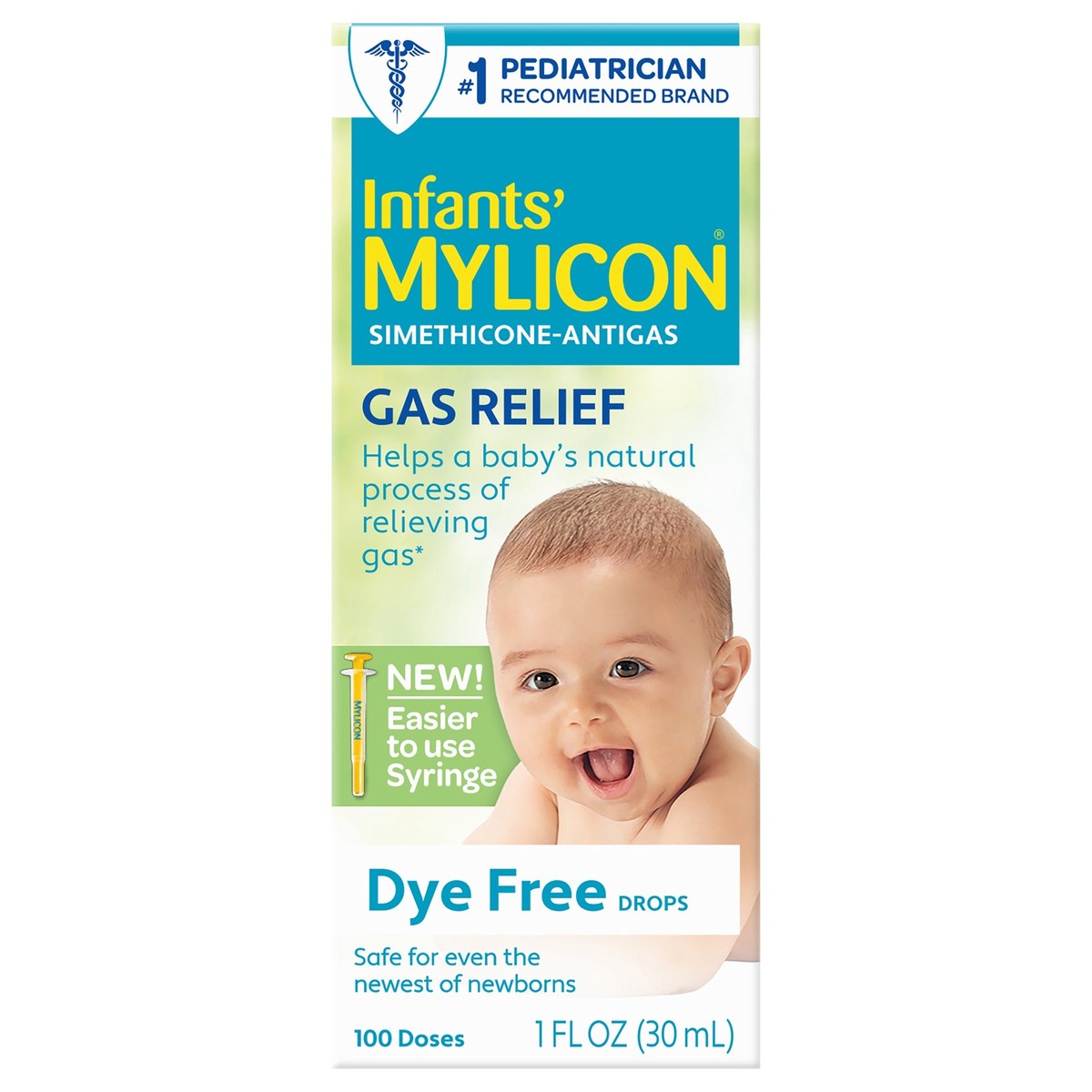 slide 1 of 108, Infants' Mylicon Infants Drops Dye Free Gas Relief 1 fl oz, 1 fl oz