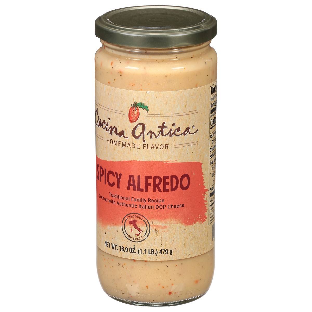 slide 9 of 9, Cucina Antica Spicy Alfredo 16.9 oz, 1 ct
