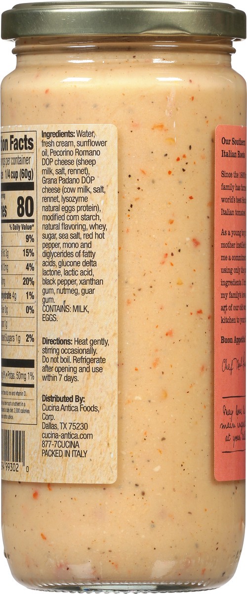 slide 4 of 9, Cucina Antica Spicy Alfredo 16.9 oz, 1 ct