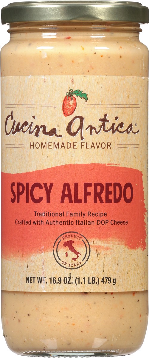 slide 8 of 9, Cucina Antica Spicy Alfredo 16.9 oz, 1 ct
