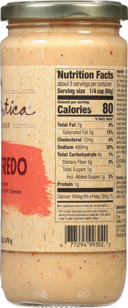 slide 6 of 9, Cucina Antica Spicy Alfredo 16.9 oz, 1 ct