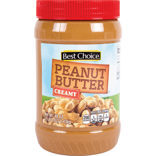 slide 1 of 1, Best Choice Creamy Peanut Butter, 40 oz