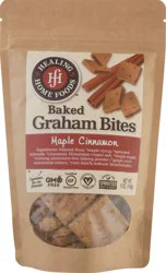 Healing Home Foods Maple Cinnamon Baked Graham Bites 5 oz Stand Pack