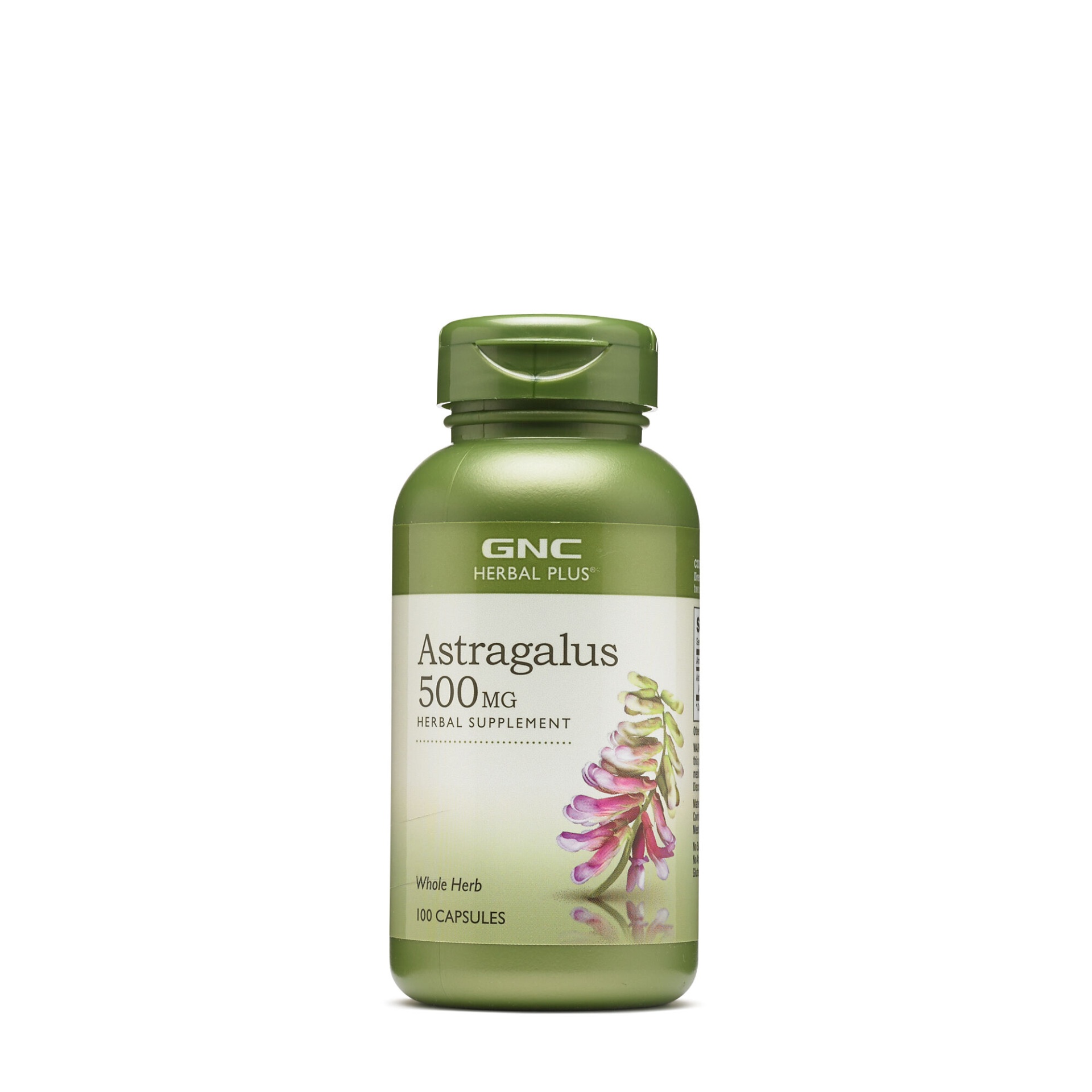 slide 1 of 1, GNC Herbal Plus Astragalus 500 mg, 100 ct