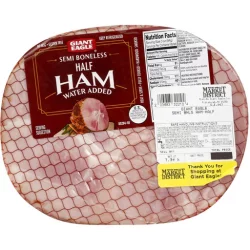 Giant Eagle Half Ham, Semi Boneless