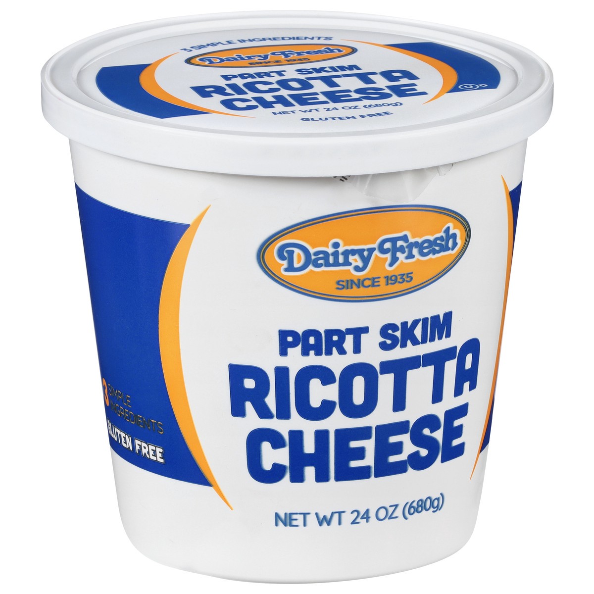 slide 12 of 14, Dairy Fresh Part Skim Ricotta Cheese 24 oz, 24 oz