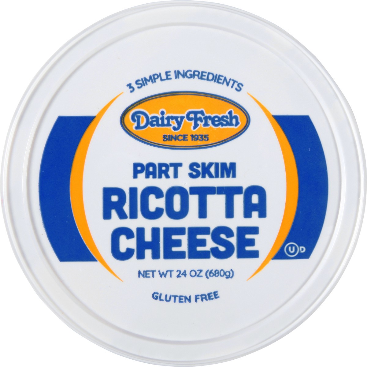 slide 5 of 14, Dairy Fresh Part Skim Ricotta Cheese 24 oz, 24 oz