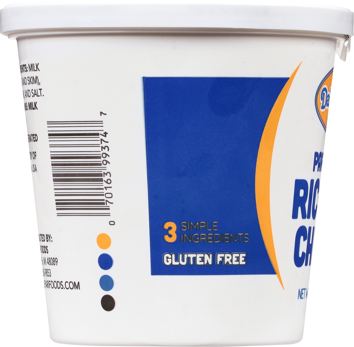 slide 6 of 14, Dairy Fresh Part Skim Ricotta Cheese 24 oz, 24 oz