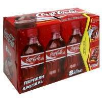 slide 1 of 1, Coca-Cola Classic Soda Bottles, 8 ct; 12 fl oz