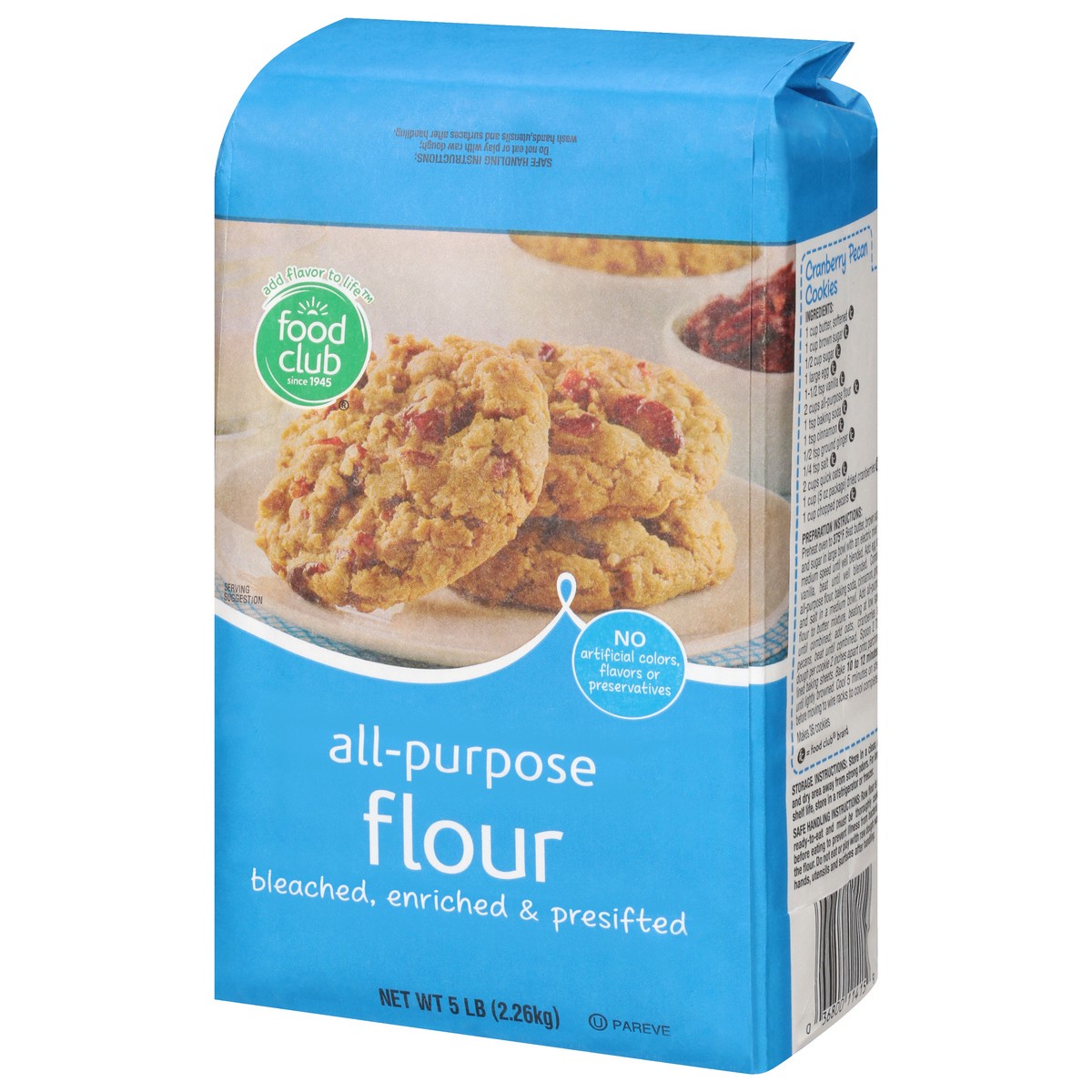 slide 8 of 9, Food Club All-Purpose Flour 5 lb, 5 lb