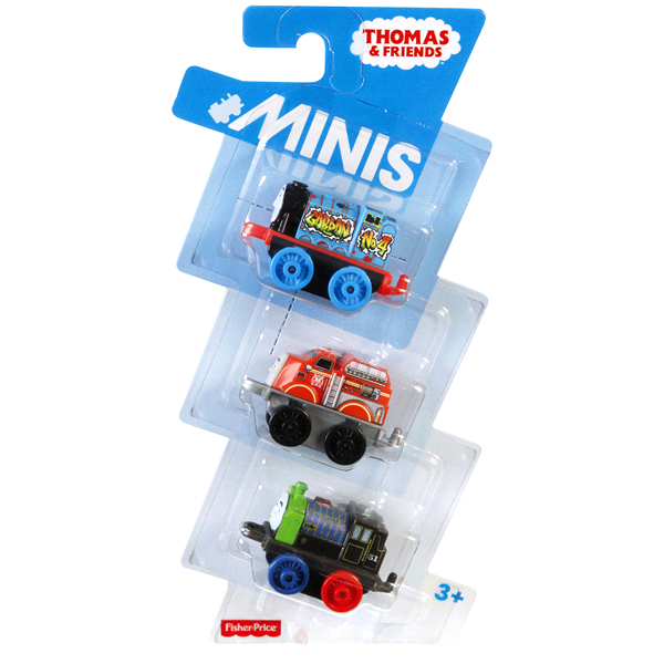 slide 1 of 1, Fisher-Price Thomas and Friends Minis, 3 ct