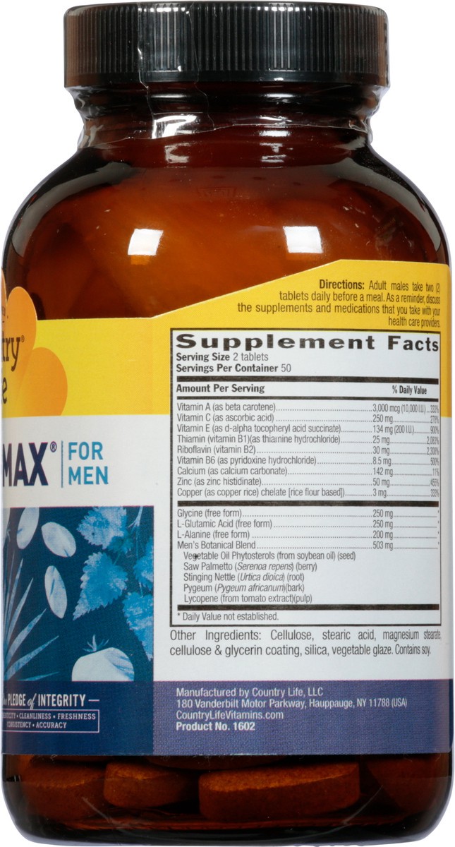 slide 8 of 9, Country Life Prosta-Max For Men, 100 ct