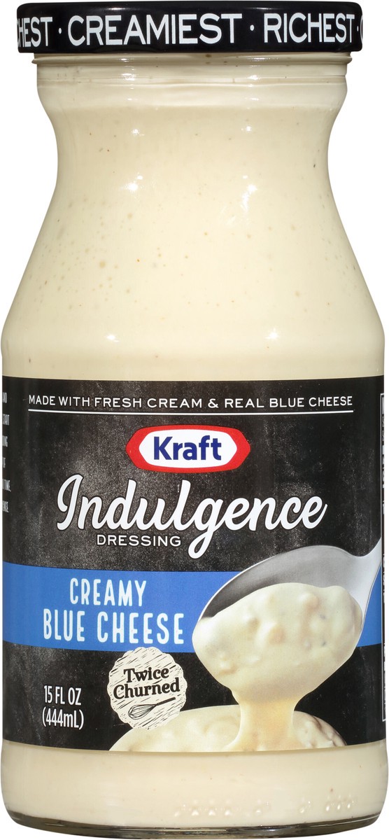 slide 2 of 14, Kraft Indulgence Blue Cheese Dressing 15 fl oz Bottle, 15 fl oz