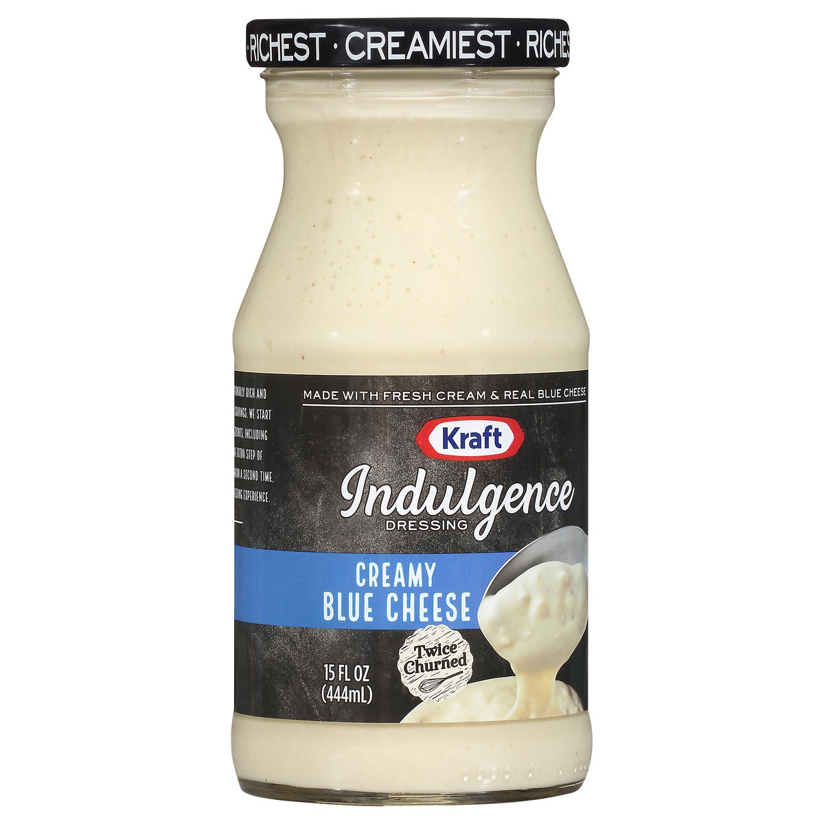 slide 12 of 14, Kraft Indulgence Blue Cheese Dressing 15 fl oz Bottle, 15 fl oz