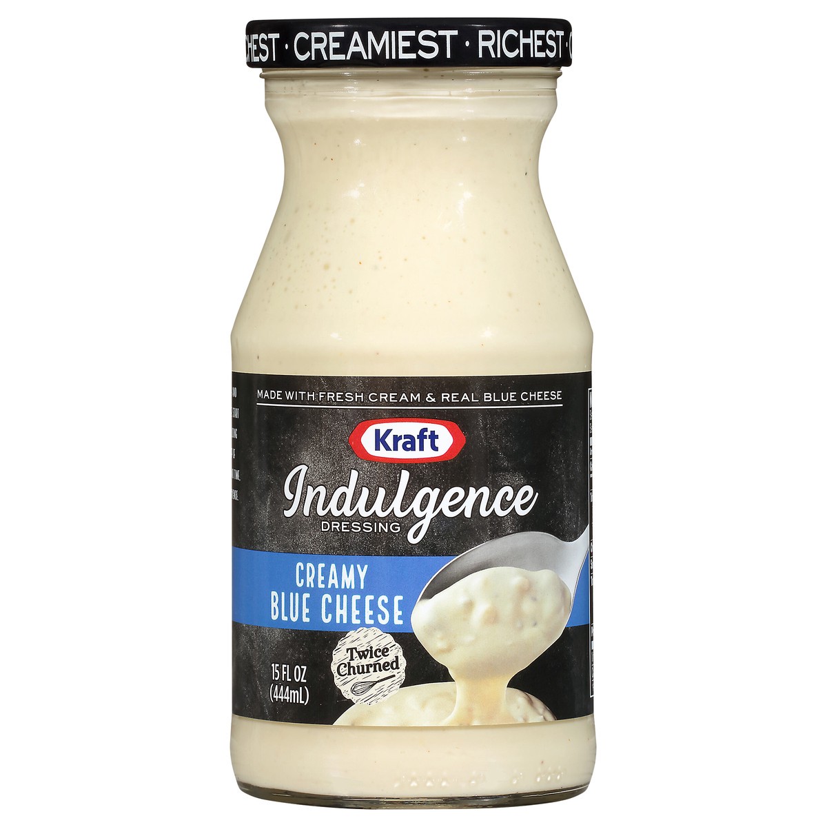 slide 5 of 14, Kraft Indulgence Blue Cheese Dressing 15 fl oz Bottle, 15 fl oz