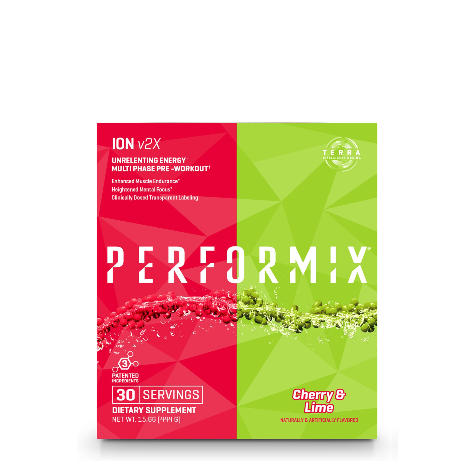 slide 1 of 1, Performix ION v2X - Cherry and Lime, 1 ct