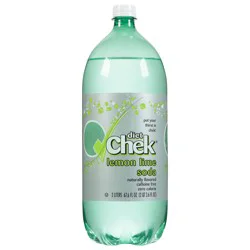 Chek Diet Lemon Lime Soda- 2 liter