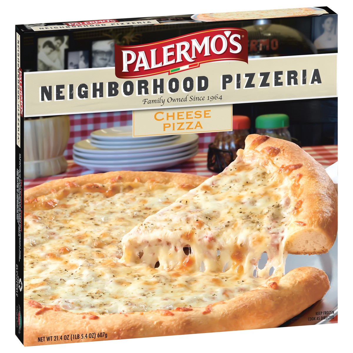 slide 2 of 9, Palermo's Neighborhood Pizzeria Cheese Pizza 21.4 oz, 21.4 oz