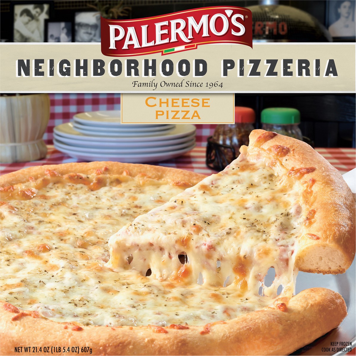 slide 6 of 9, Palermo's Neighborhood Pizzeria Cheese Pizza 21.4 oz, 21.4 oz