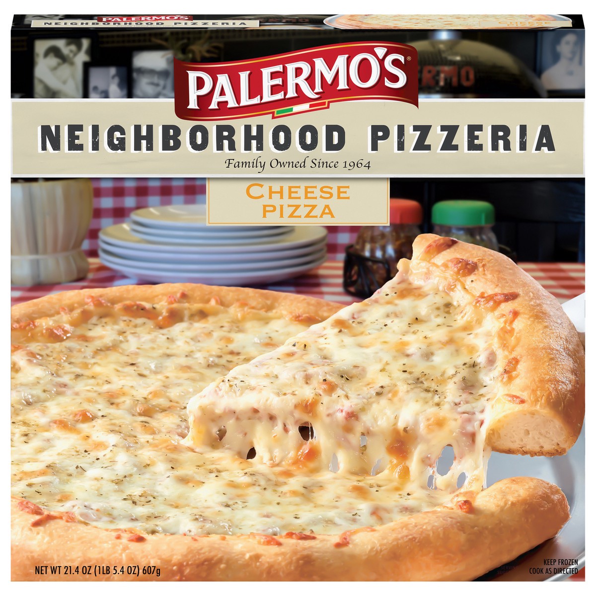 slide 1 of 9, Palermo's Neighborhood Pizzeria Cheese Pizza 21.4 oz, 21.4 oz