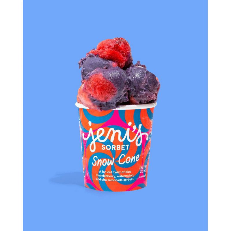 slide 2 of 5, Jenis Ic Snow Cone Sorbet, 1 pint