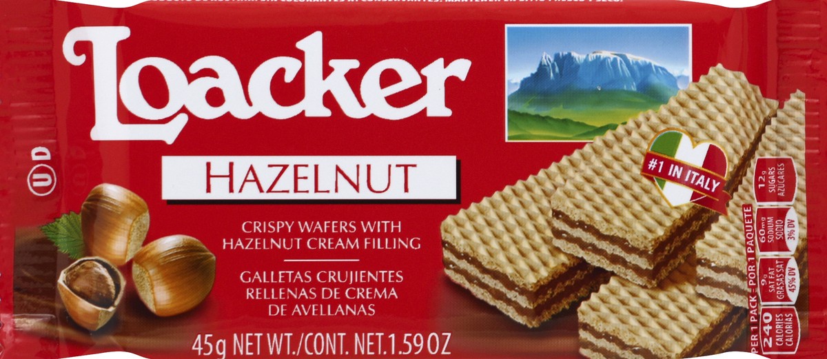 slide 3 of 6, Loacker Classic Hazelnut Wafers 1.59 oz, 1.59 oz