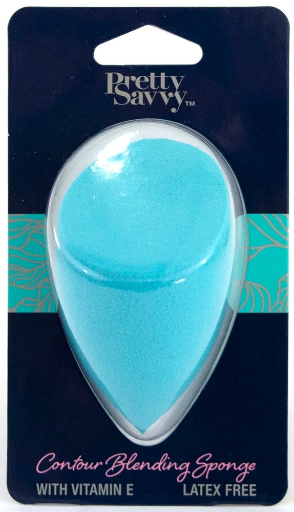 slide 1 of 1, Pretty Savvy Contour Blender Sponge, 1 ct