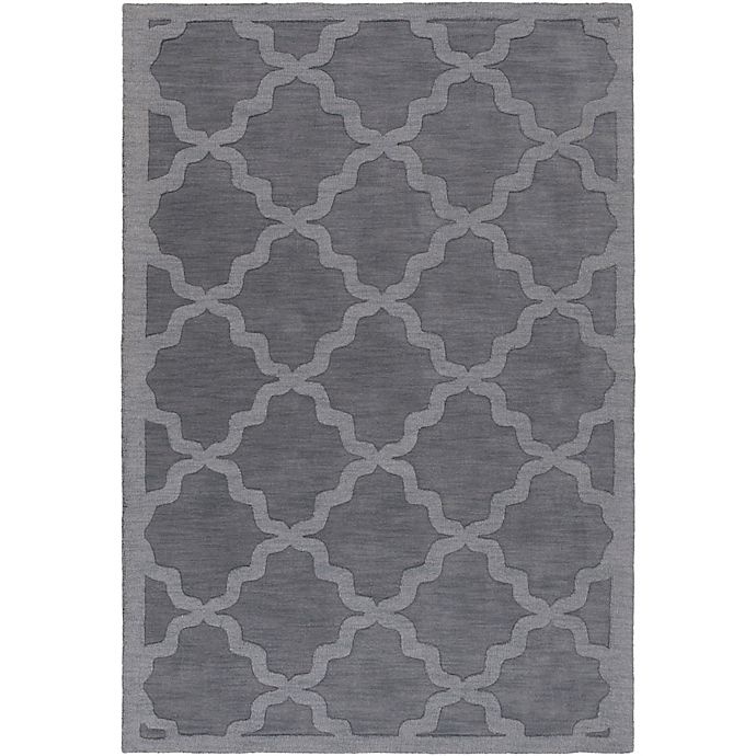 slide 1 of 1, Artistic Weavers Central Park Abbey Handcrafted Accent Rug - Charcoal Grey, 2 ft x 3 ft